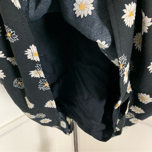 BP Floral Ditsy Tie Front Mini Sundress Dress Daisy Retro XL Sun Dress - Picture 10 of 14